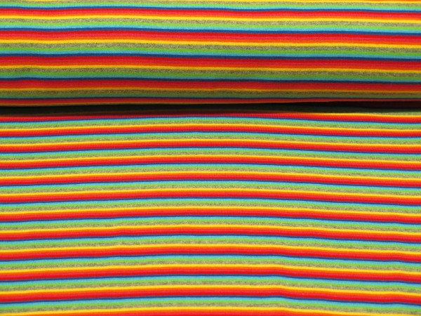 Bündchen Ringelstreifen "Multicolor"
