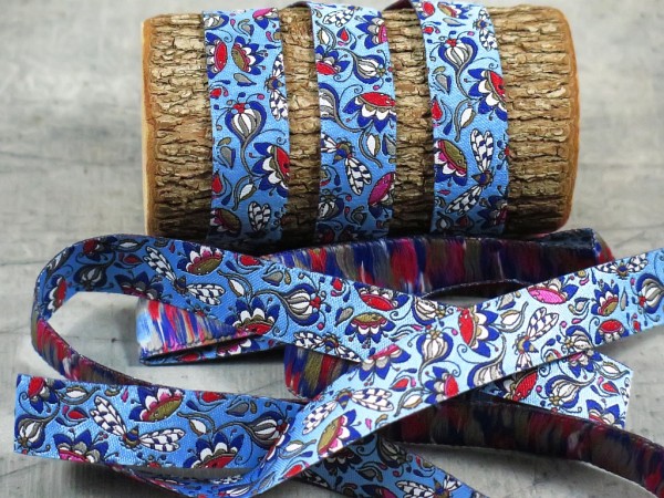 Webband " Dona Glorya sky " blau