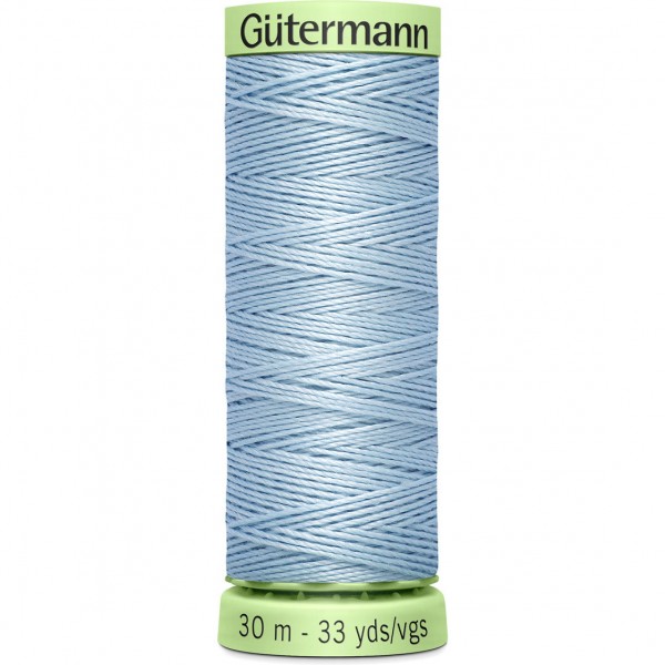 Knopflochgarn - Zierstichfaden - babyblau