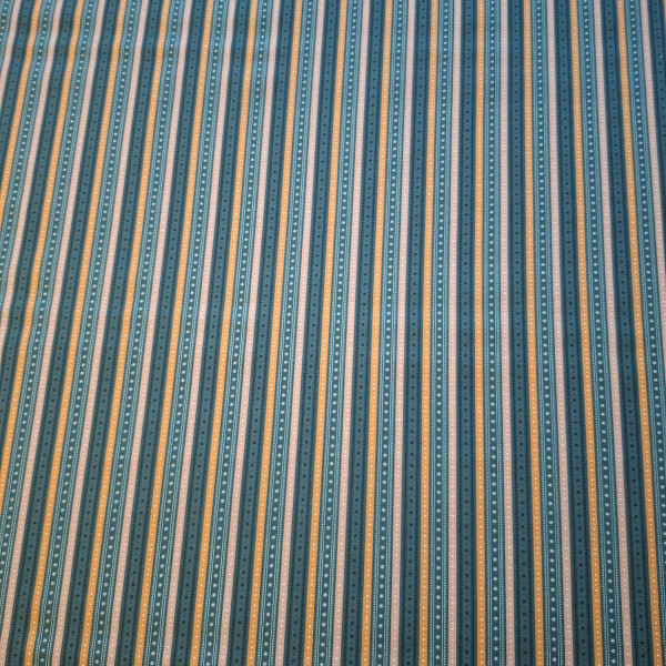 Baumwollstoff "Sternenstreif" petrol