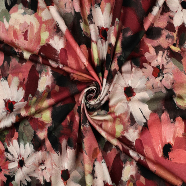 Sweat Digital "Flowers" burgundy