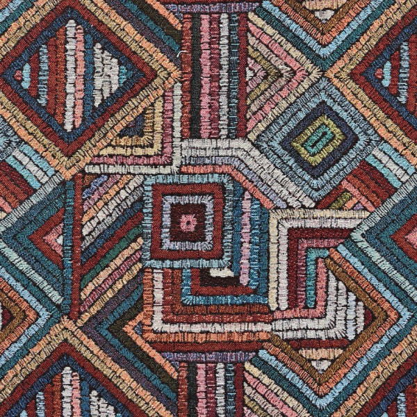 Dekostoff Gobelin "Aztec" bunt