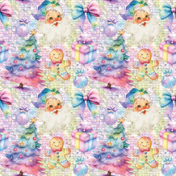 Kuschelsweat Digital "Rainbow Santa"