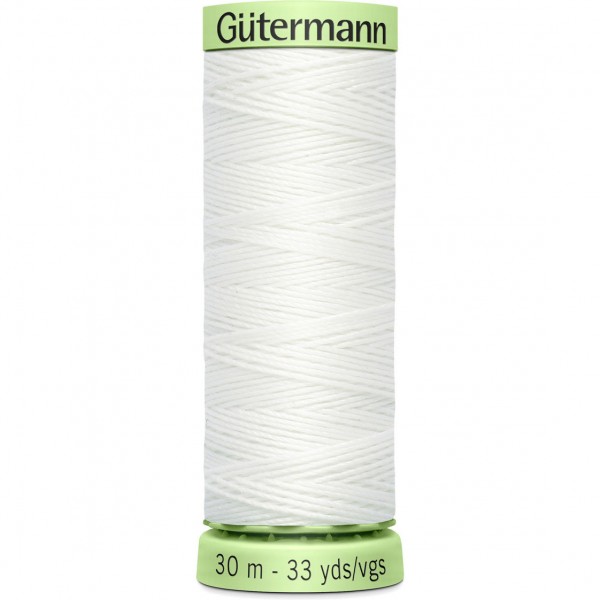Knopflochgarn - Zierstichfaden - weiss
