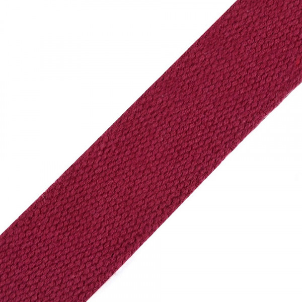 Baumwollgurtband "bordo" 30mm