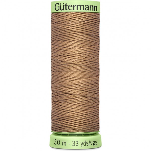 Knopflochgarn - Zierstichfaden - camel