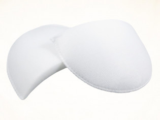 Schulterpolster " überzogen " weiss Schulterpolster " überzogen " weiss