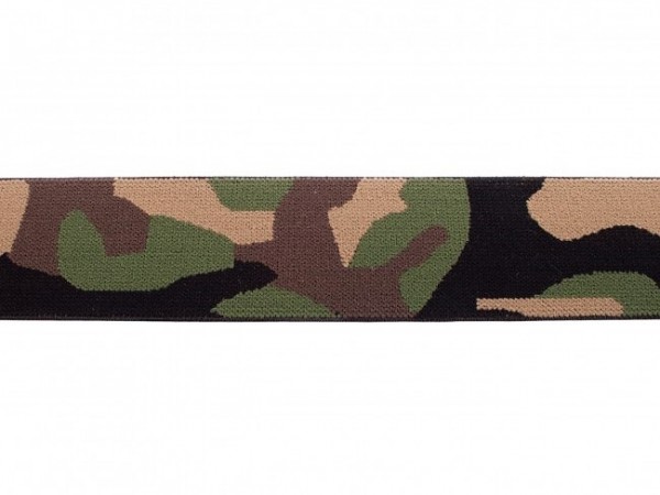 weicher Gummi 40mm "Camouflage" grün