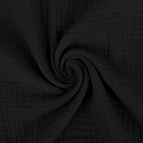 Musselin "schwarz" 280cm breit