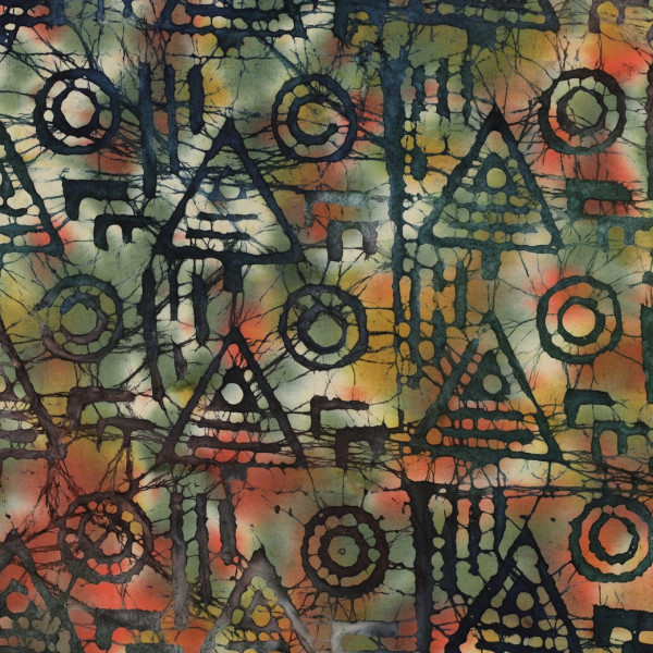 Baumwollstoff "Batik Stripes"