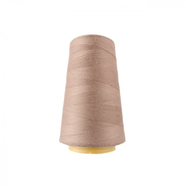 Overlockgarn "dunkelbeige" 3000yards