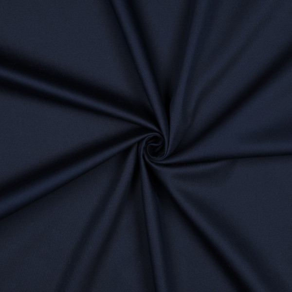 Stretch-Baumwollsatin "navy"