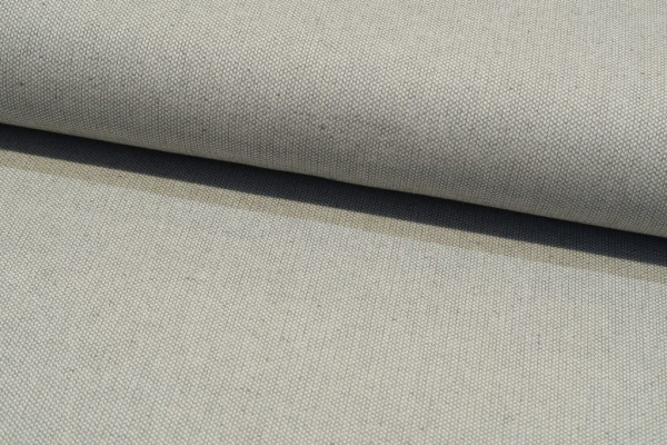 Canvas "Dobby" tweed grau