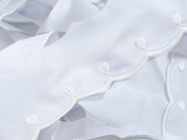 Madeira Spitze Herzen "weiss" 6cm