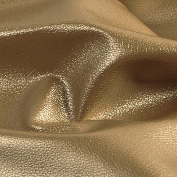 Metallic Kunstleder "gold"