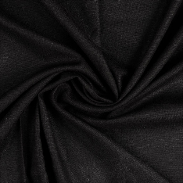 Viskose Leinen elastisch "schwarz"