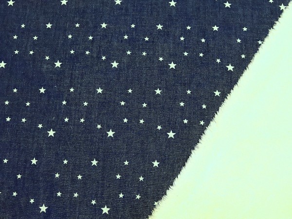 Jeans Double mit Fellimitat "Sterne"