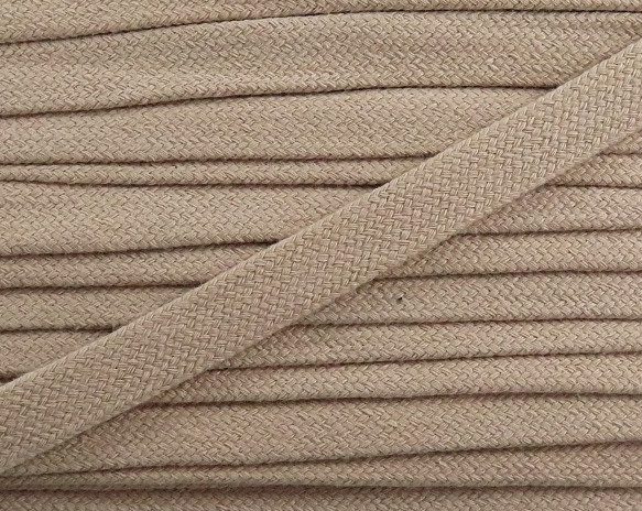 Flachkordel " beige "