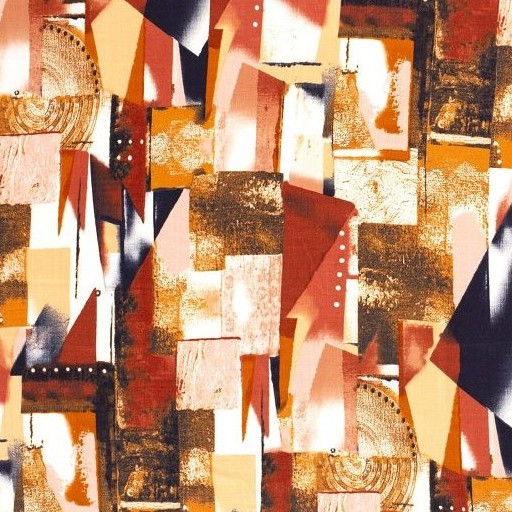 Elastische Viskose "abstrakt" braun