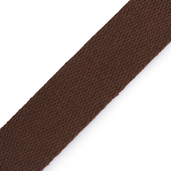 Baumwollgurtband "braun" 30mm