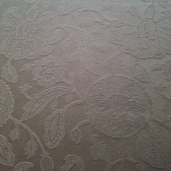 elastischer Jacquard "Paisley" taupe