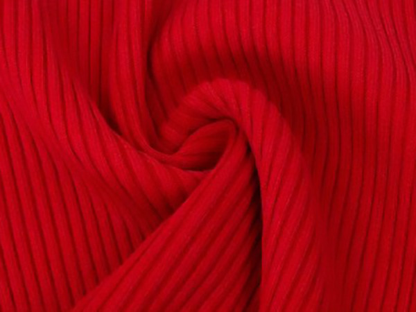 Grobstrickbündchen "rot"