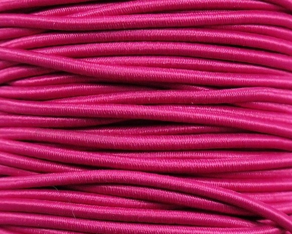 Gummikordel " pink " 3mm
