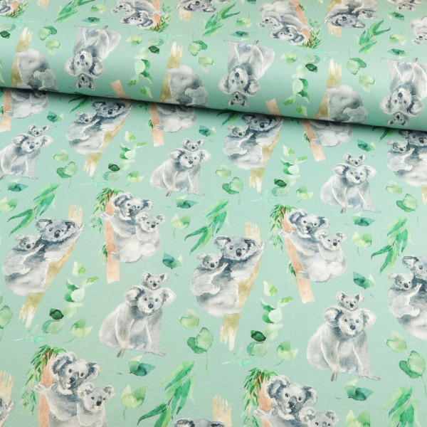 Baumwolljersey "Koala" mint