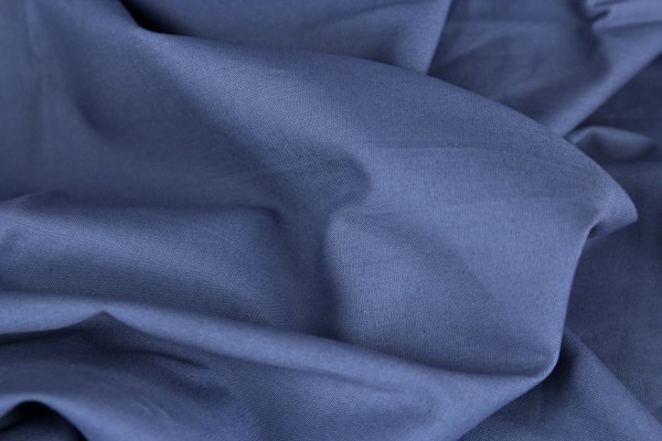 Baumwollstoff "jeansblau"