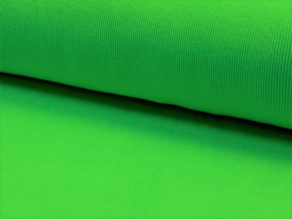 Rippbündchen Neon "grün"
