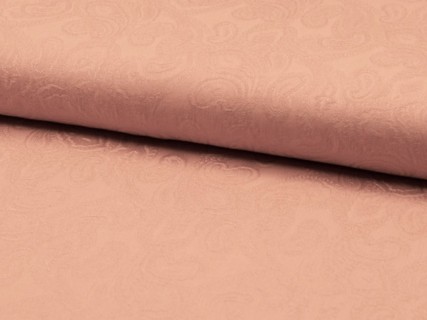 Viskose Jaquard "Paisley" rosa