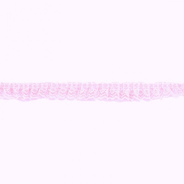 Plisse Spitze "rosa"
