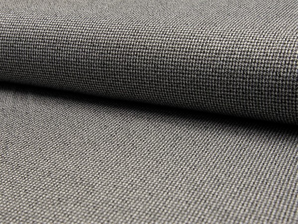 Jacquardjersey "Check" weiss/schwarz