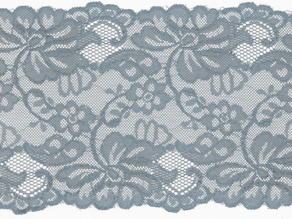 Spitze Flower "jeansblau" 15cm
