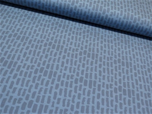 Sommersweat "Stripe" rauchblau