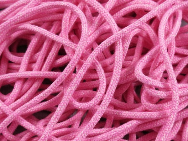 Kordel 5mm "rosa meliert"