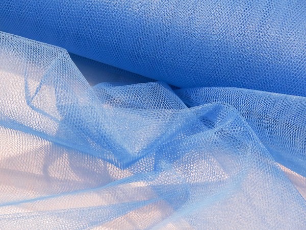 Wabentüll "himmelblau"