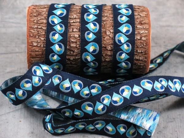 Webband " Drops You & Me " blau
