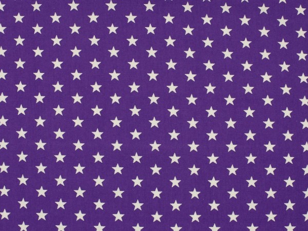 Baumwolljersey "Sterne" lila
