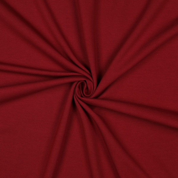 Baumwolljersey "dark red"