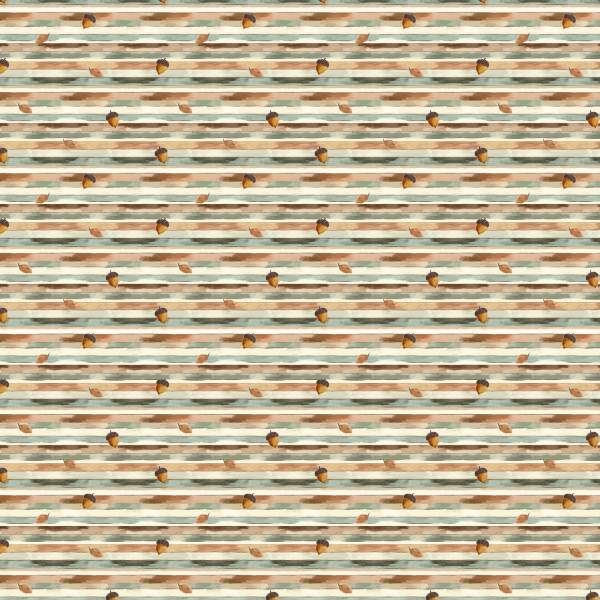 Baumwolljersey Digital "Nuts Stripes"