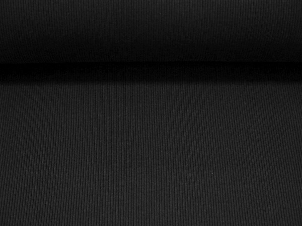 Rippbündchen "schwarz"
