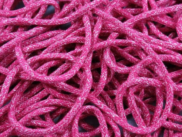 Kordel 5mm "pink meliert"