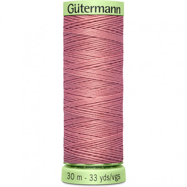 Knopflochgarn - Zierstichfaden - altrosa