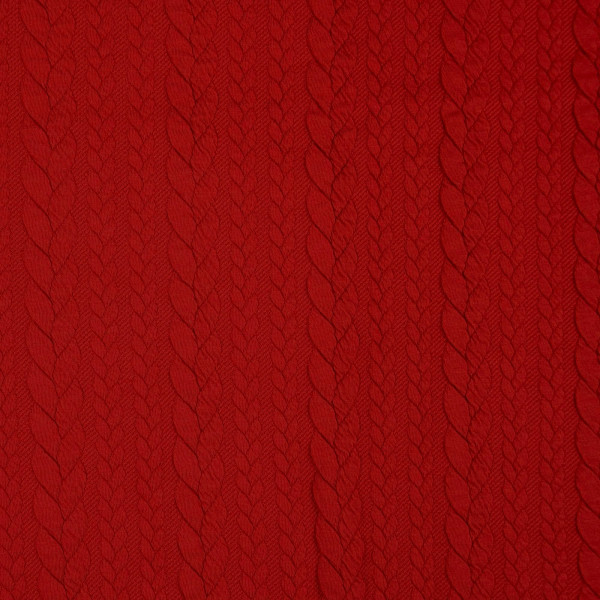 Zopf-Jacquard "bordo"