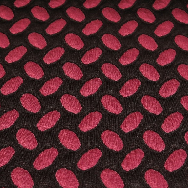 Jacquard Sweat "Dots" beere