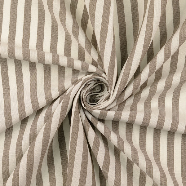 Viskose "Stripes" olivgrau