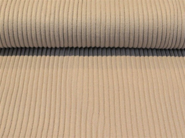 Grobstrickbündchen "beige"
