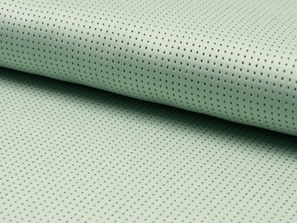 Lederimitat gelocht "mint"
