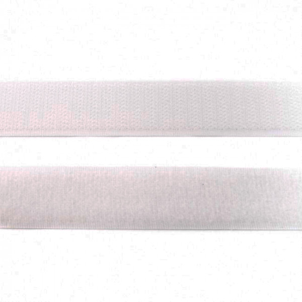 Klettband Flausch 20mm "weiss"